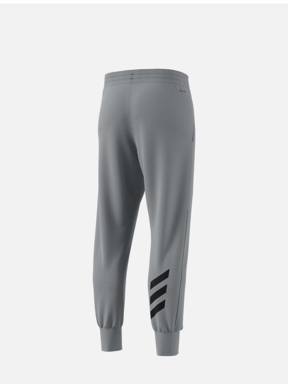 Adidas Men's Grey Basketball Athletic Jogger Pants